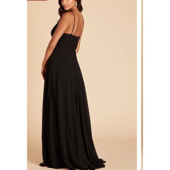 Birdy Grey Chiffon Kaia Maxi Dress In Black Size Medium - Picture 5 of 5